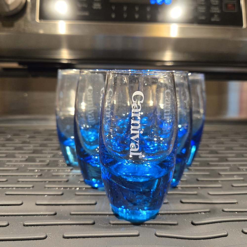 Carnival Blue Shot Glass Set